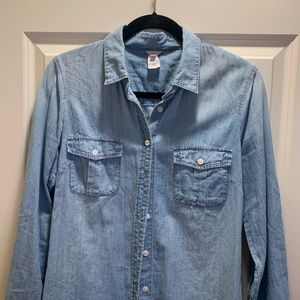 J. Crew Denim Button Down